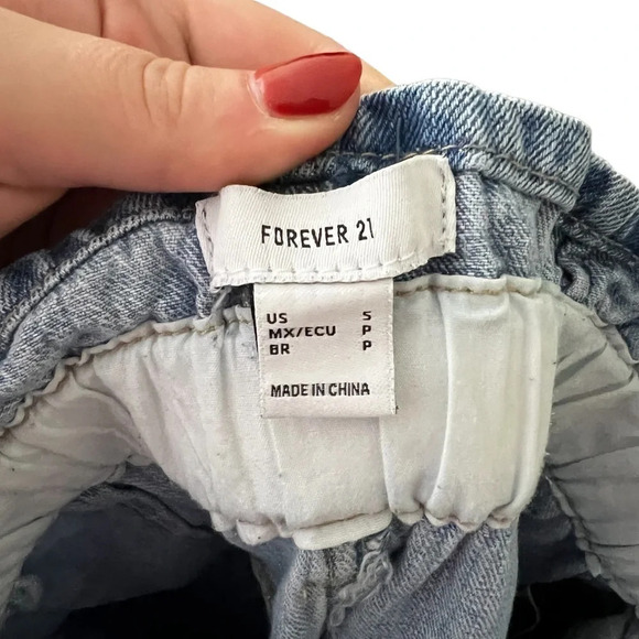 Forever 21 • High Waisted Paperbag Waist Jeans - Picture 6 of 8
